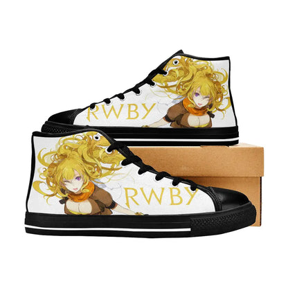 RWBY Yang Xiao Long Custom High Top Sneakers Shoes