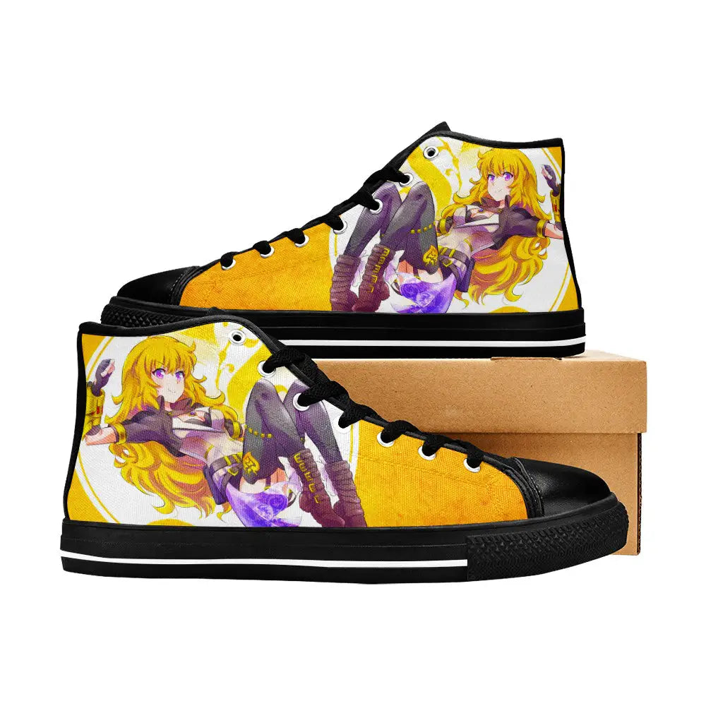 RWBY Yang Xiao Long Custom High Top Sneakers Shoes