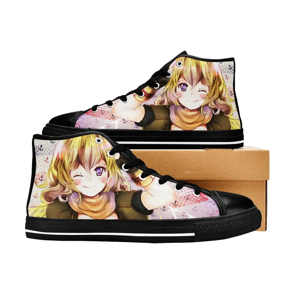 RWBY Yang Xiao Long Custom High Top Sneakers Shoes