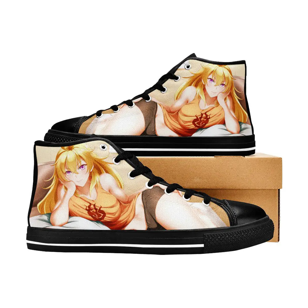 RWBY Yang Xiao Long Custom High Top Sneakers Shoes