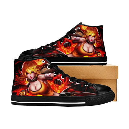 RWBY Yang Xiao Long Custom High Top Sneakers Shoes