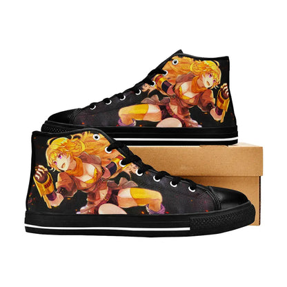 RWBY Yang Xiao Long Custom High Top Sneakers Shoes