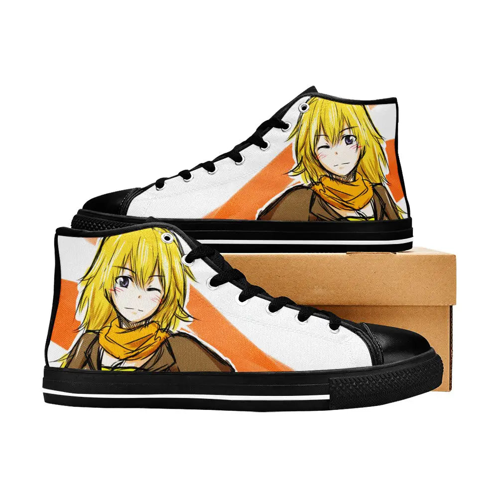 RWBY Yang Xiao Long Custom High Top Sneakers Shoes