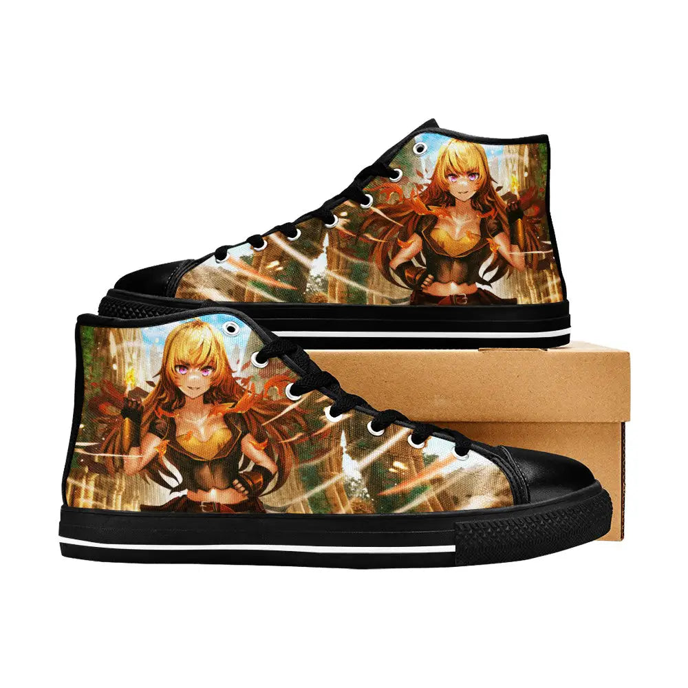 RWBY Yang Xiao Long Custom High Top Sneakers Shoes