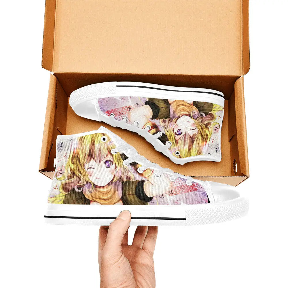 RWBY Yang Xiao Long Custom High Top Sneakers Shoes