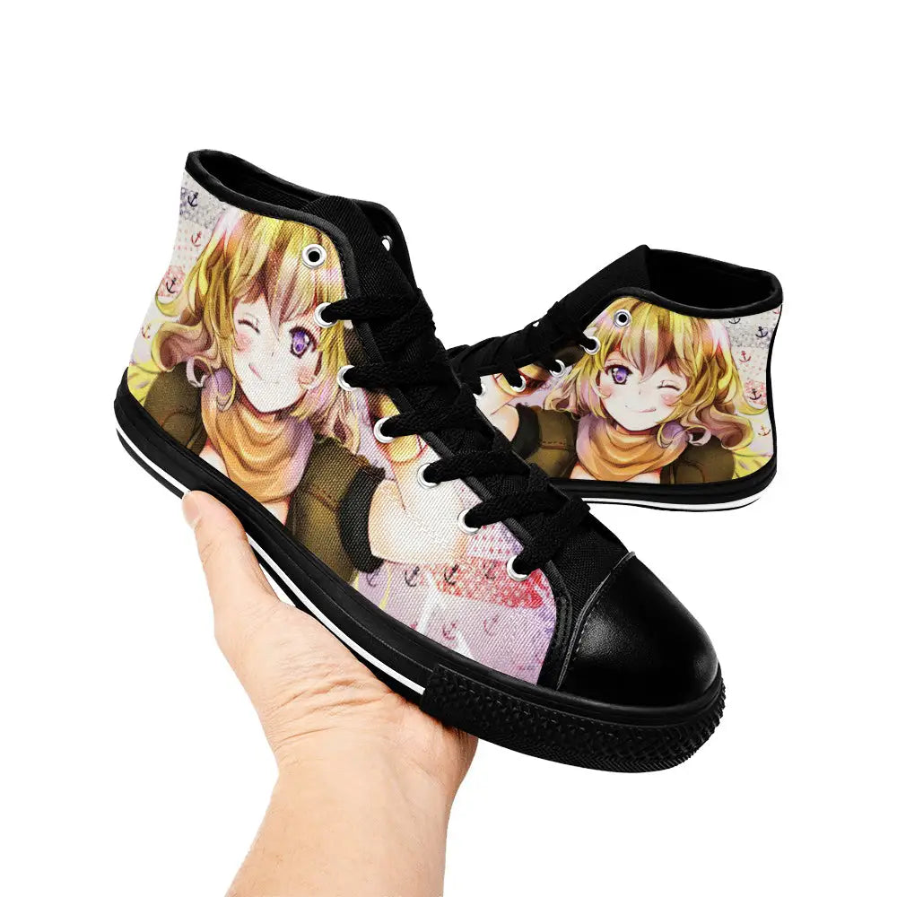 RWBY Yang Xiao Long Custom High Top Sneakers Shoes