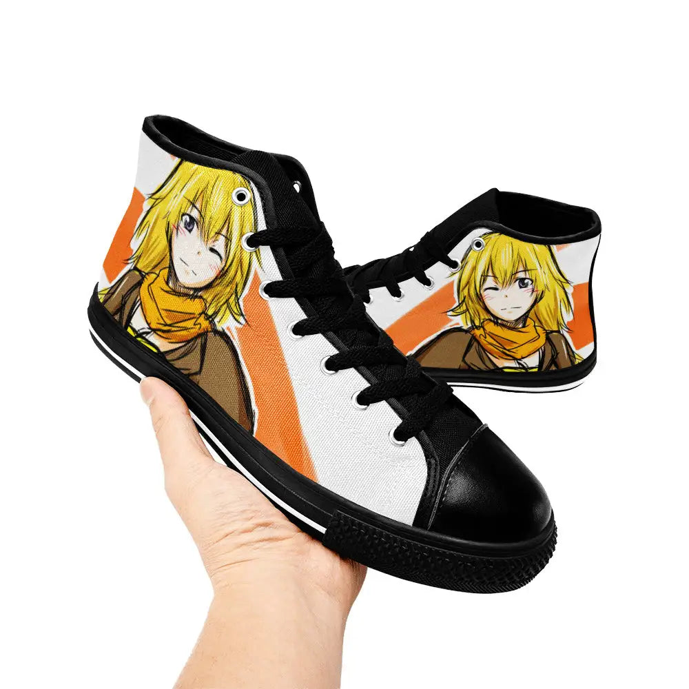 RWBY Yang Xiao Long Custom High Top Sneakers Shoes