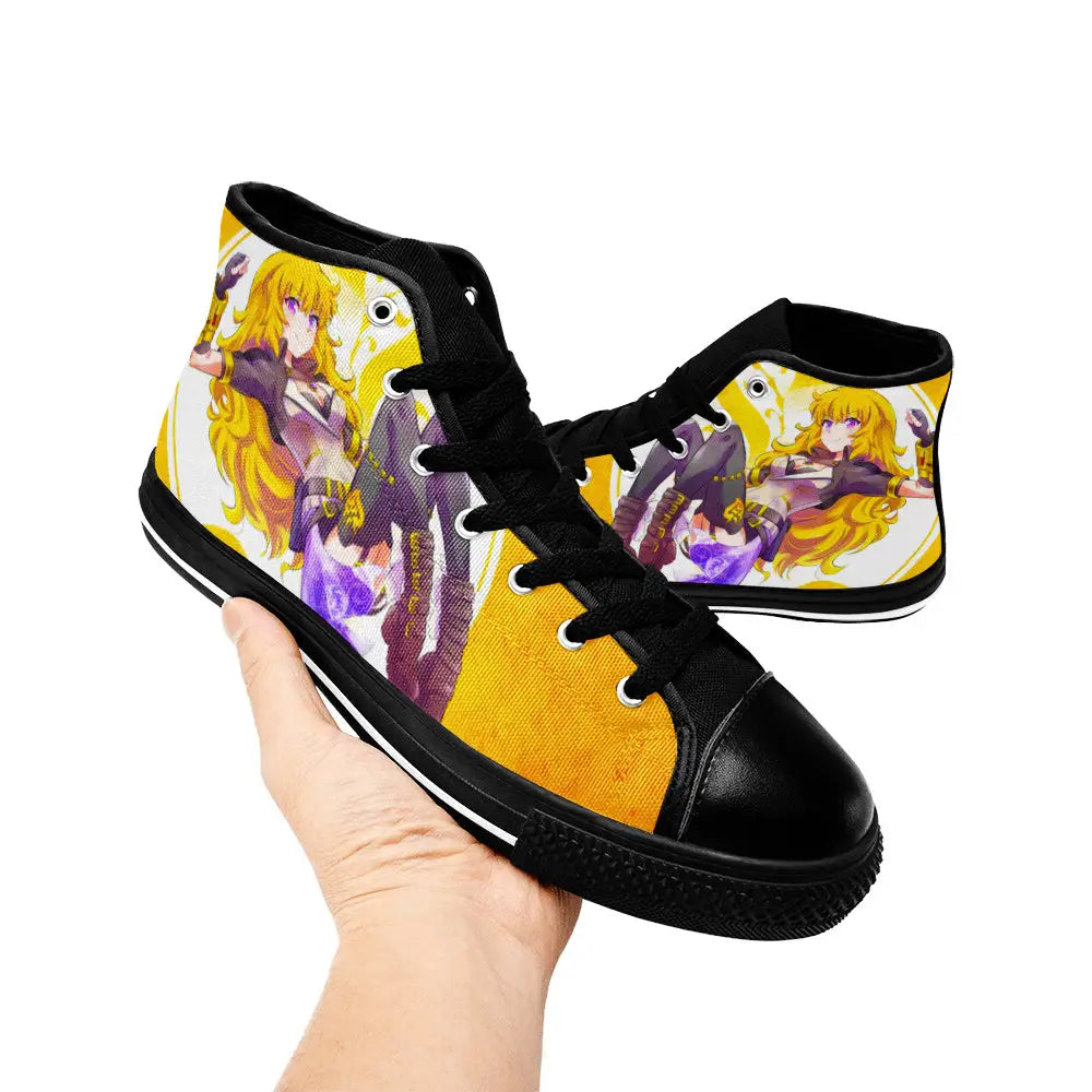 RWBY Yang Xiao Long Custom High Top Sneakers Shoes