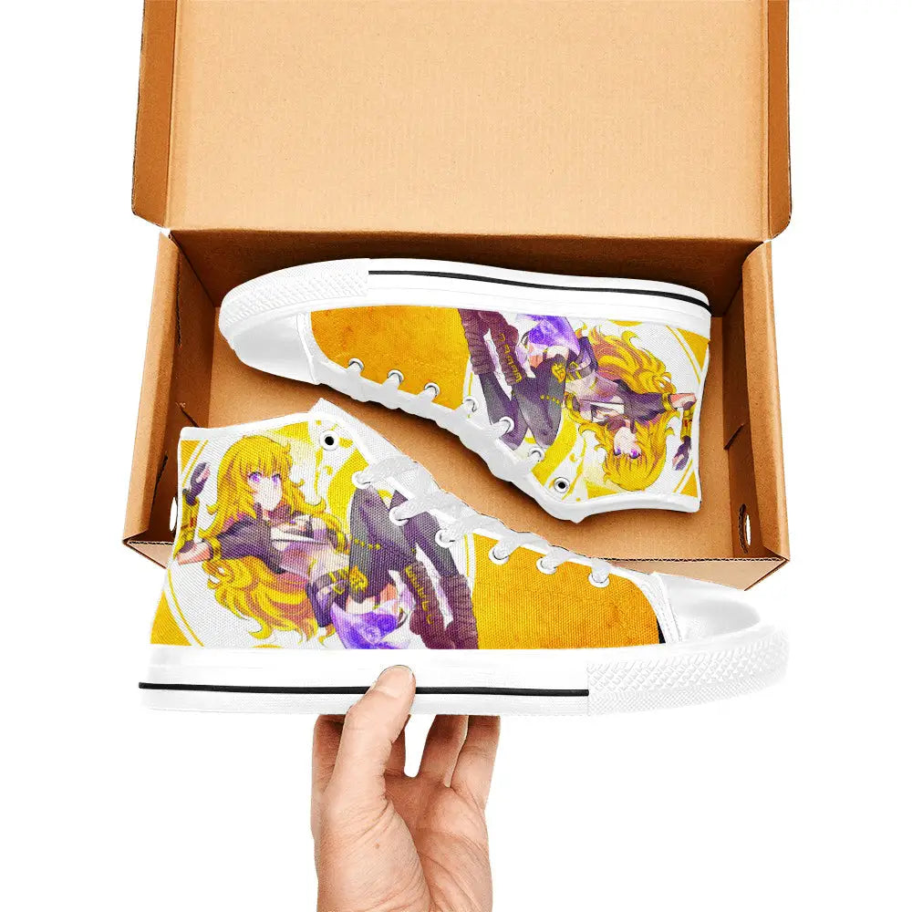 RWBY Yang Xiao Long Custom High Top Sneakers Shoes