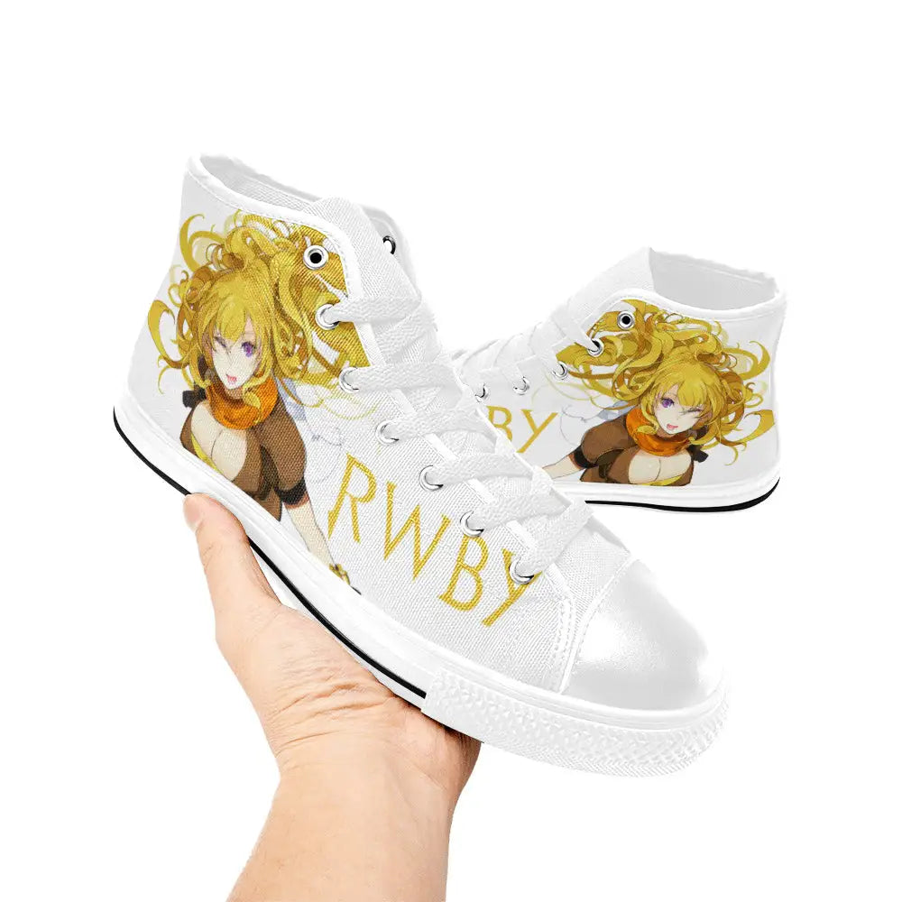 RWBY Yang Xiao Long Custom High Top Sneakers Shoes