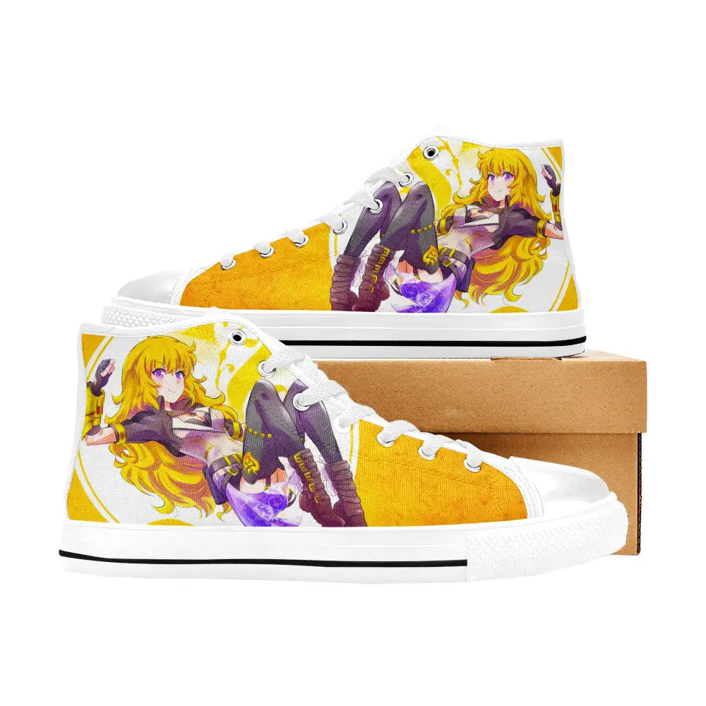 RWBY Yang Xiao Long Custom High Top Sneakers Shoes