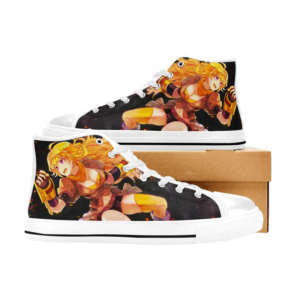 RWBY Yang Xiao Long Custom High Top Sneakers Shoes