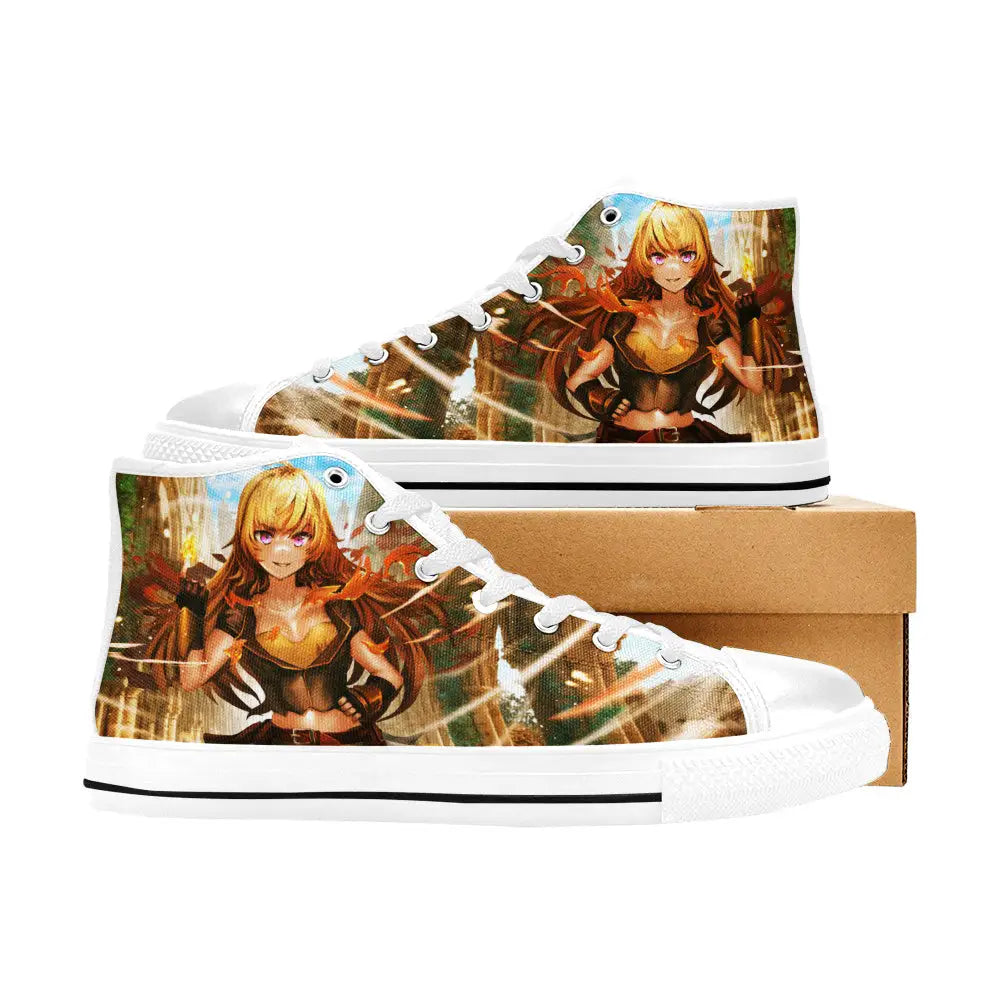 RWBY Yang Xiao Long Custom High Top Sneakers Shoes