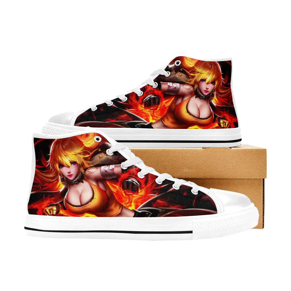 RWBY Yang Xiao Long Custom High Top Sneakers Shoes