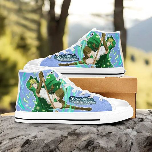 Ryu Lion DanMachi Custom High Top Sneakers Shoes