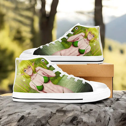 Ryu Lion DanMachi Custom High Top Sneakers Shoes