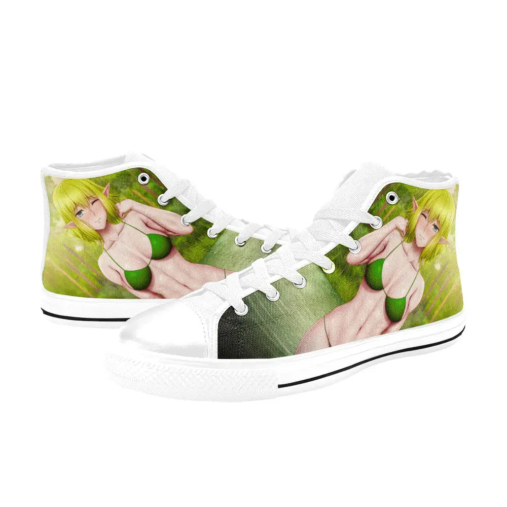 Ryu Lion DanMachi Custom High Top Sneakers Shoes