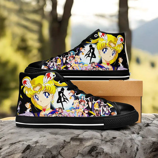 Sailor Moon Custom High Top Sneakers Shoes
