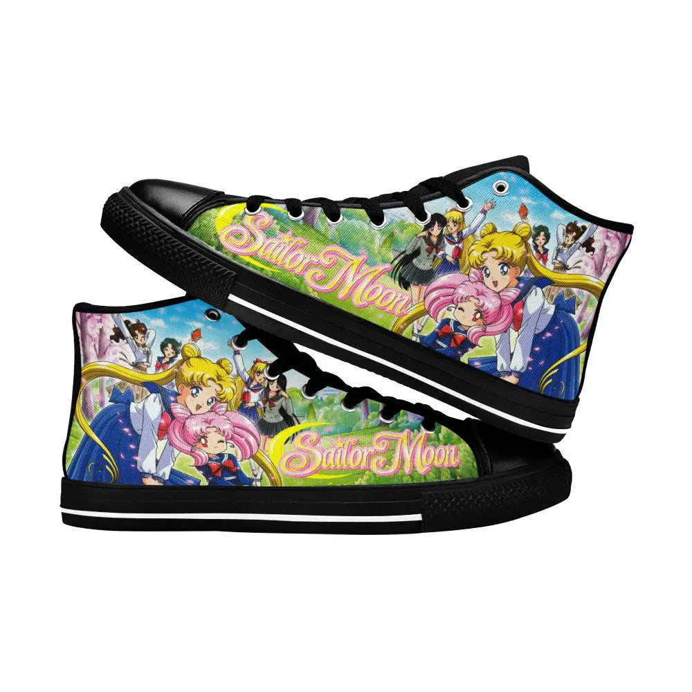 Sailor Moon Custom High Top Sneakers Shoes