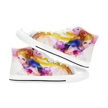 Sailor Moon Custom High Top Sneakers Shoes