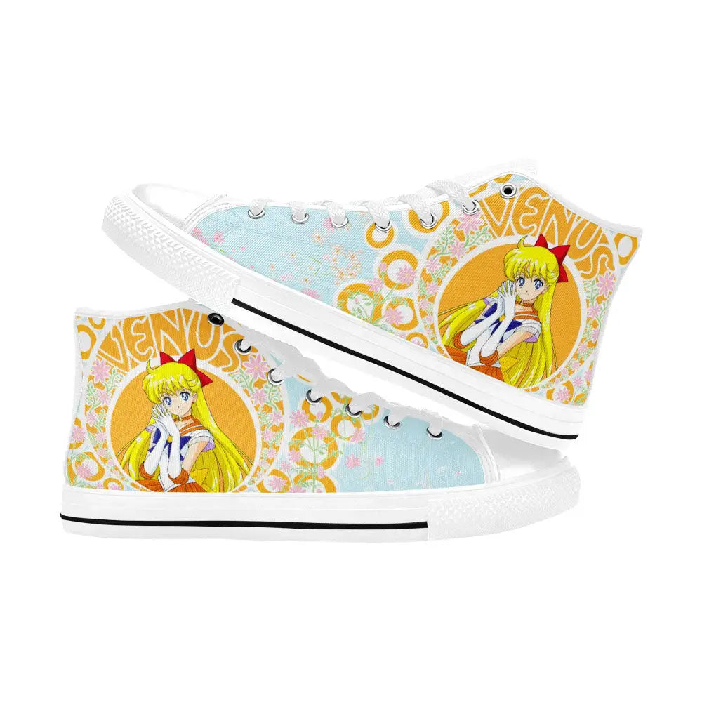 Sailor Moon Custom High Top Sneakers Shoes