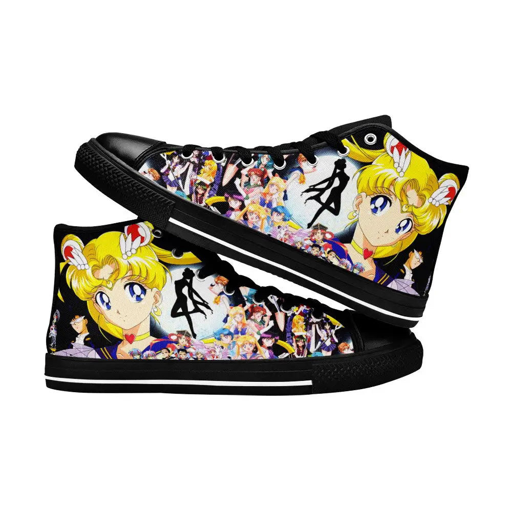 Sailor Moon Custom High Top Sneakers Shoes