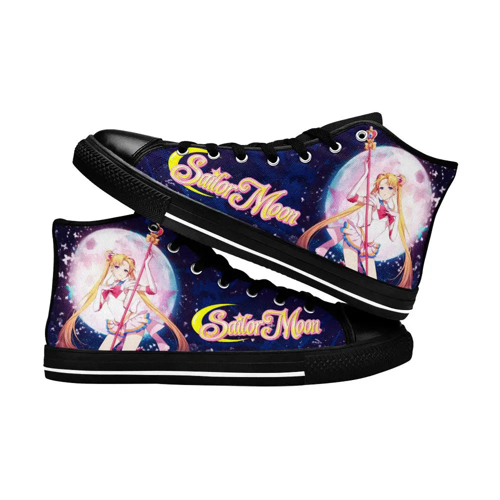 Sailor Moon Custom High Top Sneakers Shoes