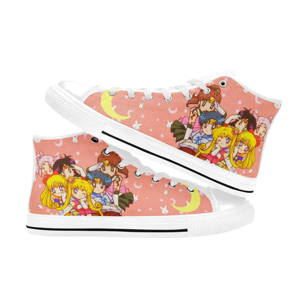 Sailor Moon Custom High Top Sneakers Shoes