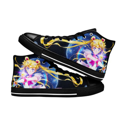 Sailor Moon Custom High Top Sneakers Shoes