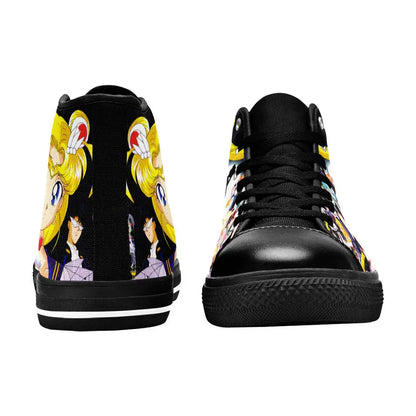 Sailor Moon Custom High Top Sneakers Shoes