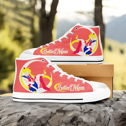 Sailor Moon Custom High Top Sneakers Shoes