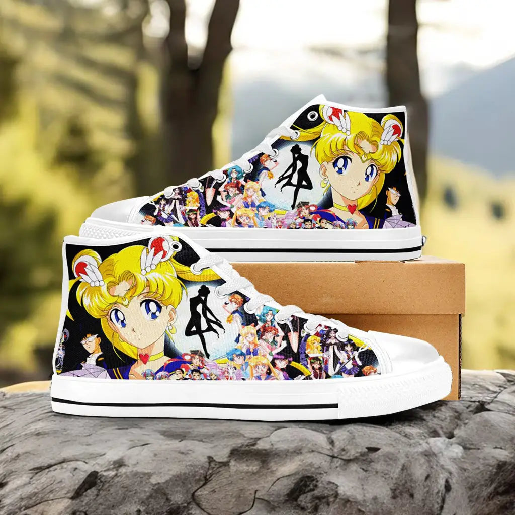 Sailor Moon Custom High Top Sneakers Shoes