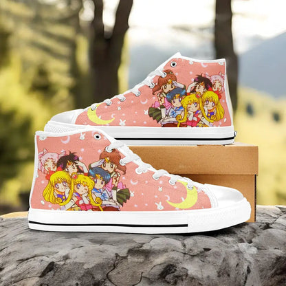 Sailor Moon Custom High Top Sneakers Shoes