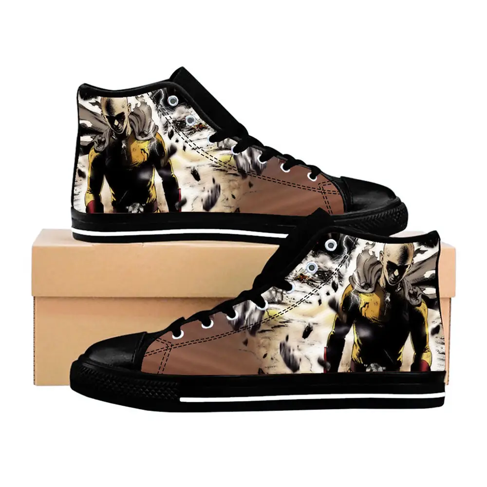 Saitama Defeat Lord Boros One Punch Man Shoes High Top Sneakers