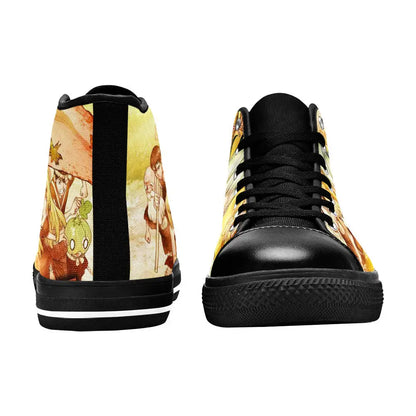 Senku Dr Stone Kingdom of Science Custom High Top Sneakers Shoes