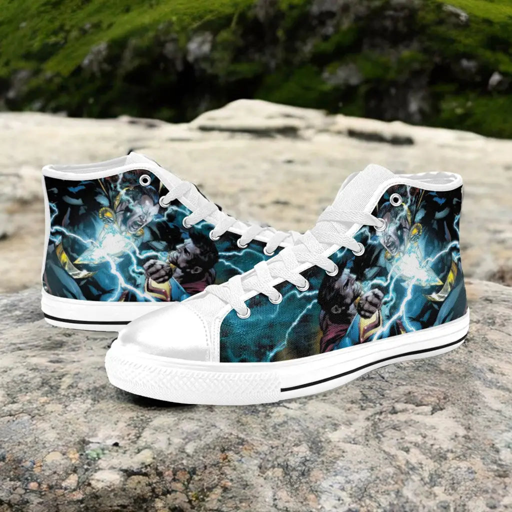 Shazam v Superman Custom High Top Sneakers Shoes