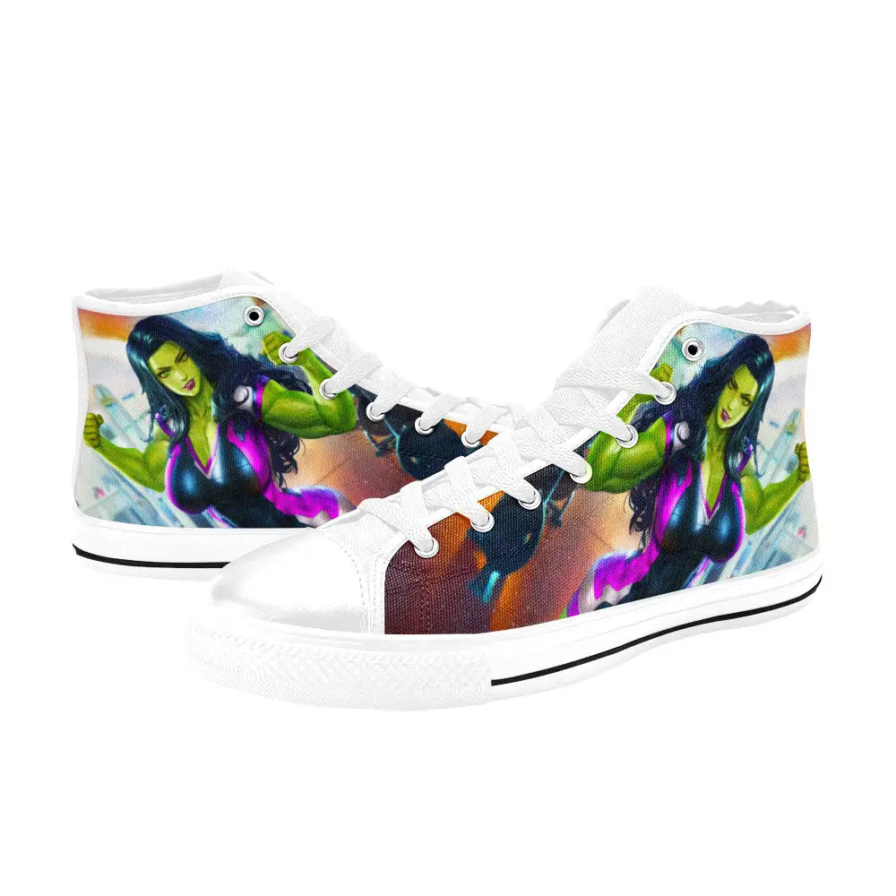 She Hulk Custom High Top Sneakers Shoes