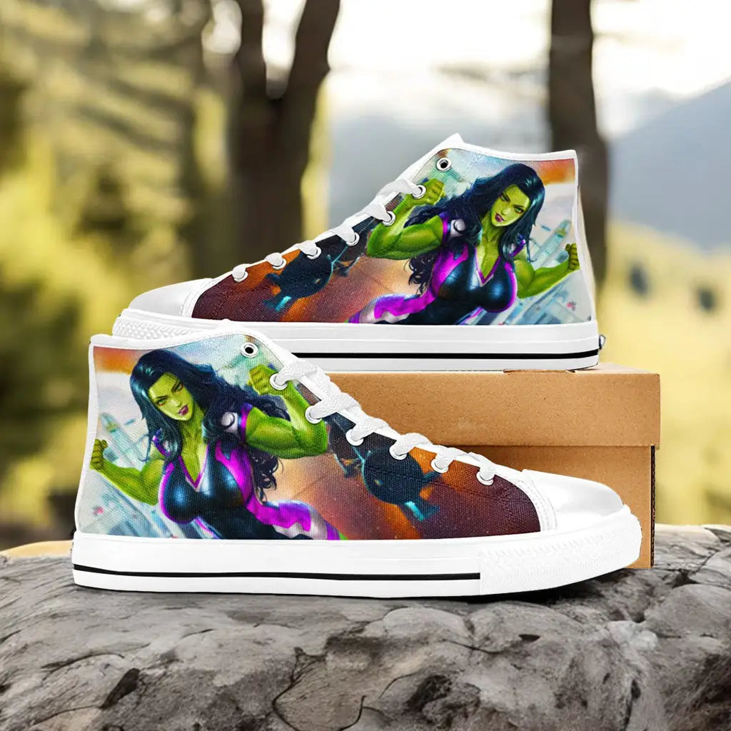 She Hulk Custom High Top Sneakers Shoes