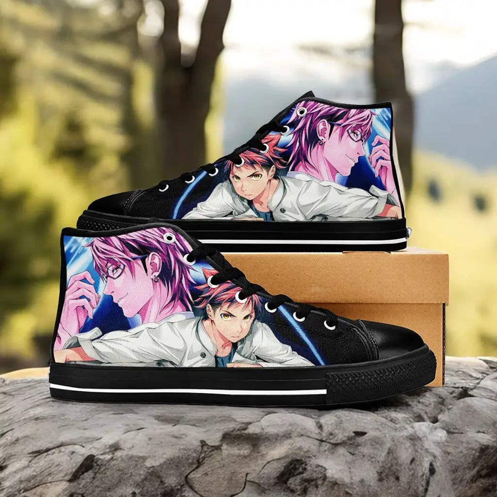 Shokugeki no Souma Shoes High Tops Sneakers for Kids and Adults