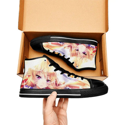 Shokugeki no Souma Custom High Top Sneakers ShoesShokugeki no Souma Custom High Top Sneakers Shoes