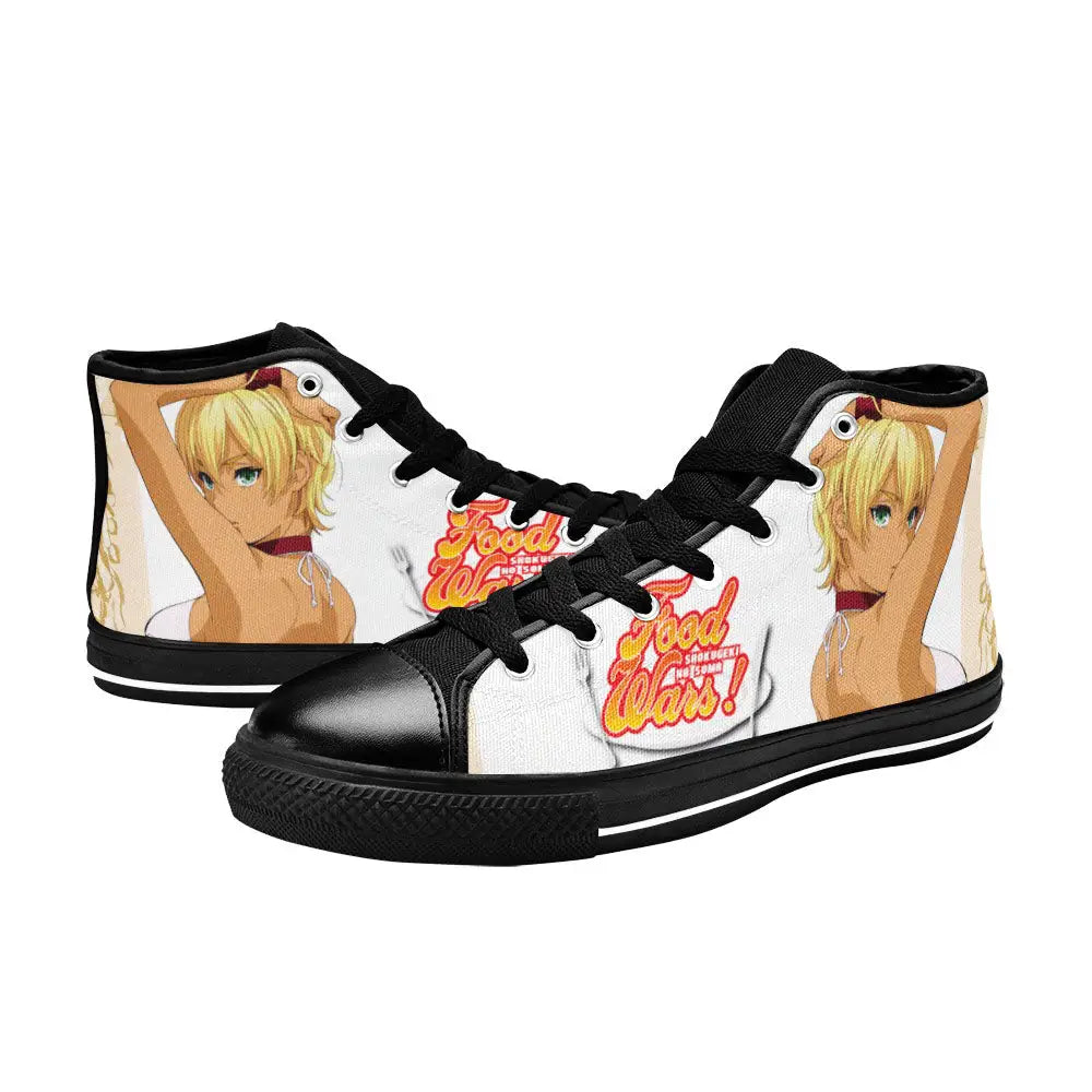 Shokugeki no Souma Ikumi Mito Custom High Top Sneakers Shoes