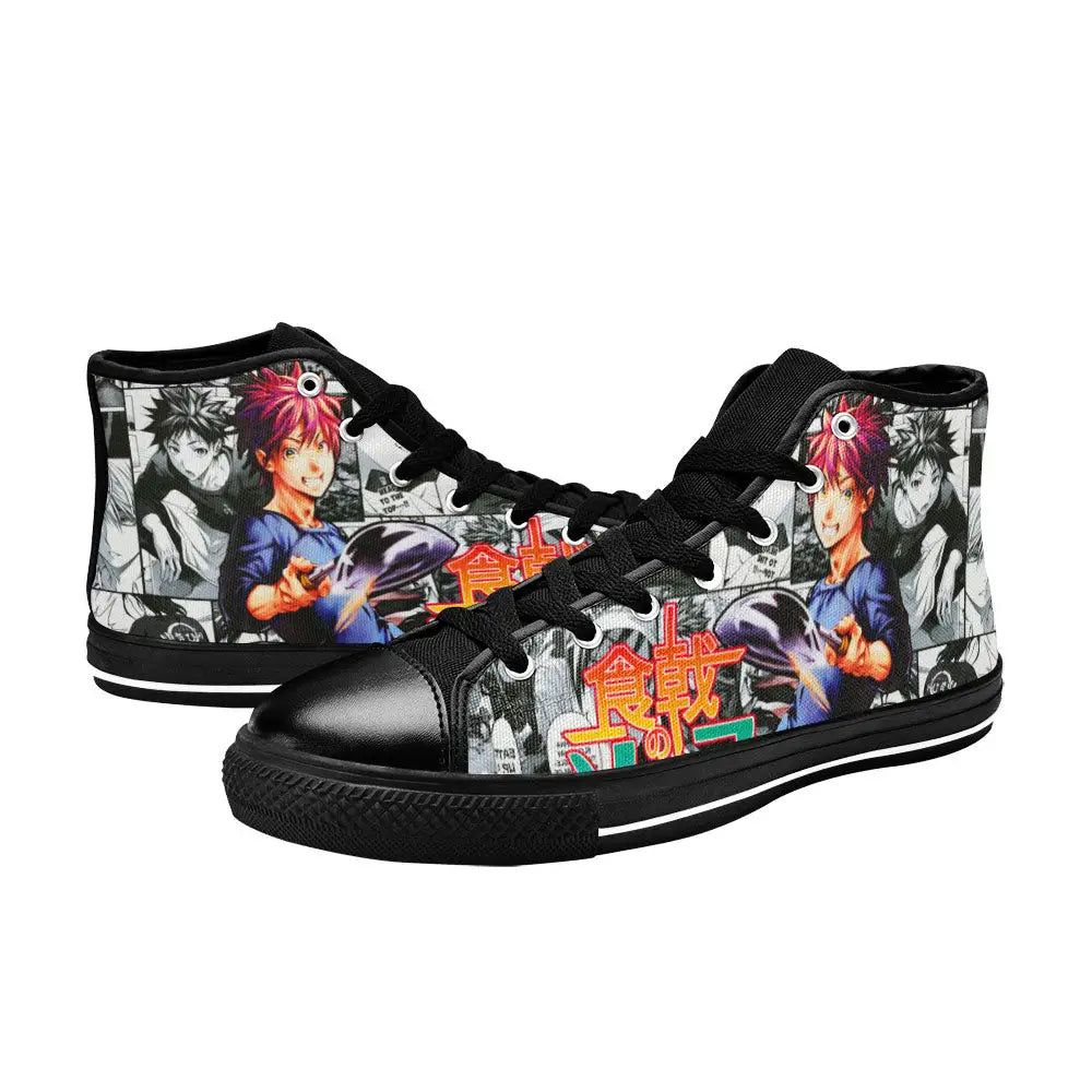 Shokugeki no Souma Custom High Top Sneakers Shoes