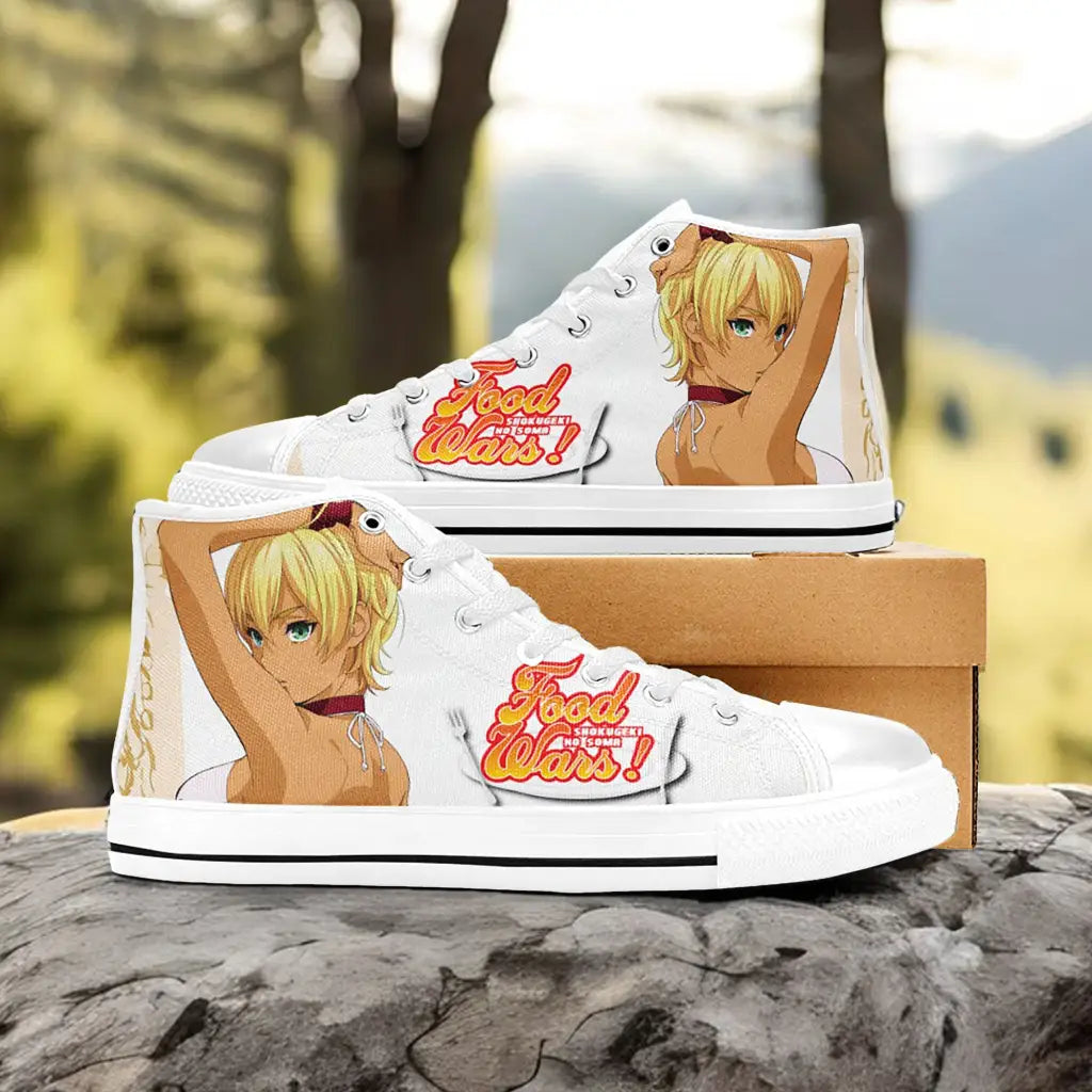 Shokugeki no Souma Ikumi Mito Custom High Top Sneakers Shoes