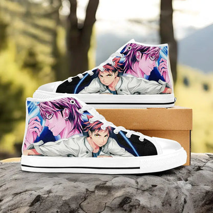 Shokugeki no Souma Shoes High Tops Sneakers for Kids and Adults