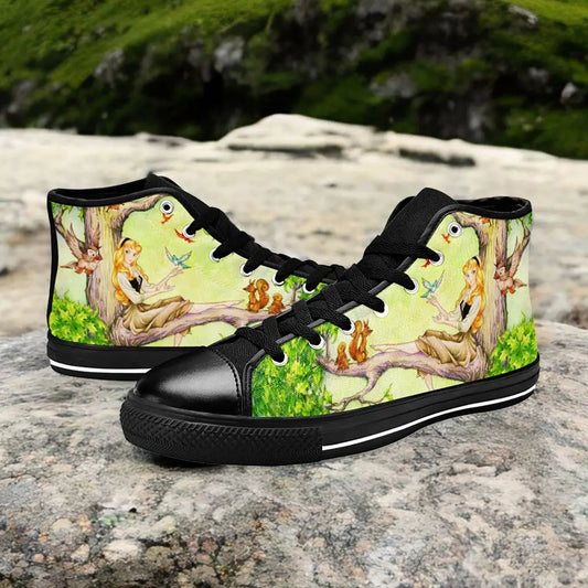 Sleeping Beauty Princess Aurora Custom High Top Sneakers Shoes