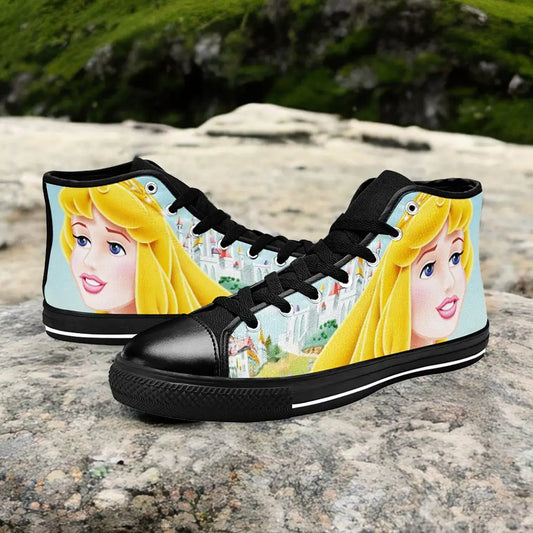 Sleeping Beauty Princess Aurora Custom High Top Sneakers Shoes