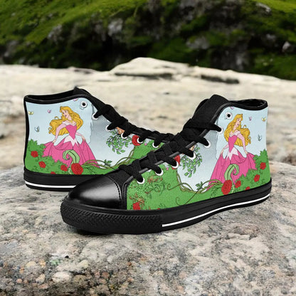 Sleeping Beauty Princess Aurora Custom High Top Sneakers Shoes