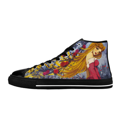 Sleeping Beauty Princess Aurora Custom High Top Sneakers Shoes