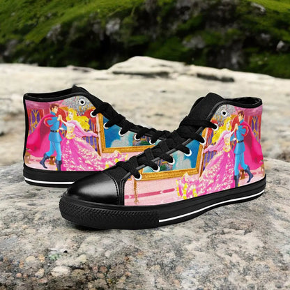 Sleeping Beauty Princess Aurora Custom High Top Sneakers Shoes