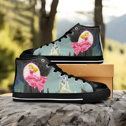 Sleeping Beauty Princess Aurora Custom High Top Sneakers Shoes